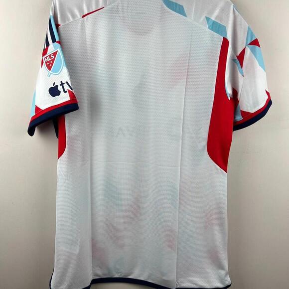 Chicago Fire FC 2024 Away Authentic Jersey Adidas Men's Size L White HI1856 MLS - Picture 3 of 9